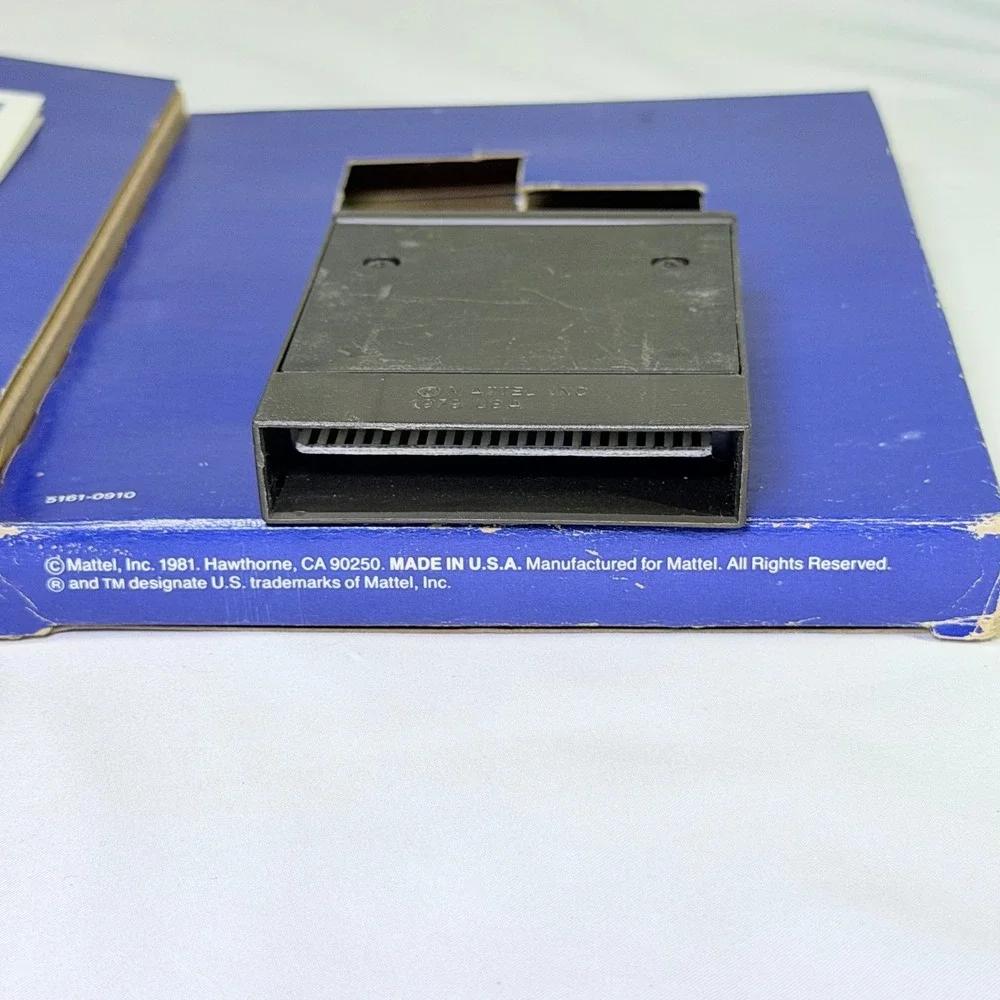 Mattel Intellivision Star Strike Video Game 1981 CIB Cartridge Manual Box 5161